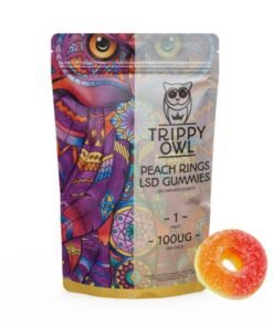 LSD Edible 100ug Peach Ring Trippy Owl